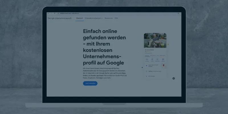 Google Unternehmensprofil optimieren Beitragsbild